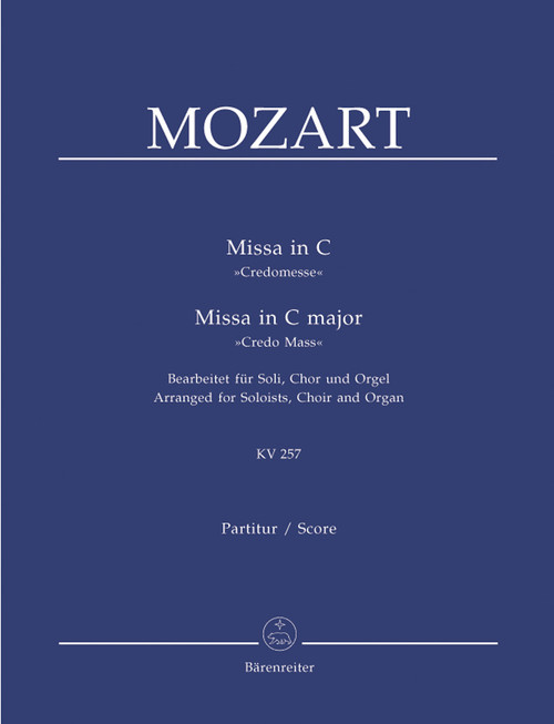 Mozart, Missa brevis [Bar:BA7520]