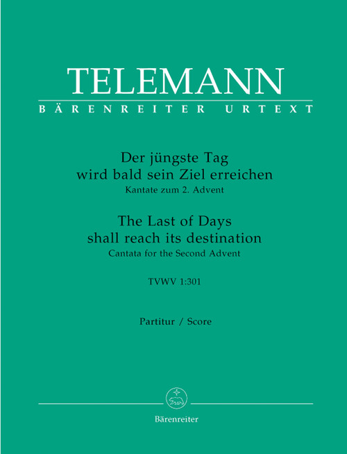 The last of Days shall reach its destination TVWV 1:301 [Bar:BA7671]