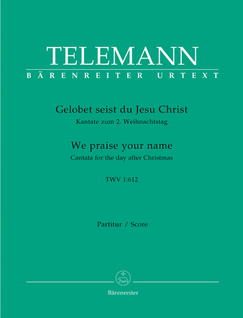 We praise your name TWV 1:612 [Bar:BA7676]