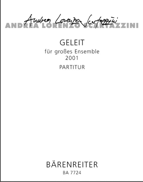 Geleit für großes Ensemble (2001) [Bar:BA7724]