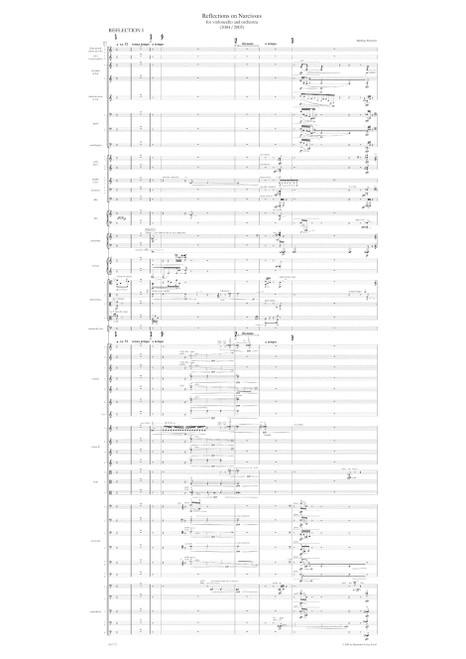 Reflections on Narcissus for violoncello and orchestra (2004/2005) [Bar:BA7772]
