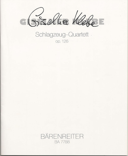 Schlagzeug-Quartett op. 126 (1997) [Bar:BA7788]