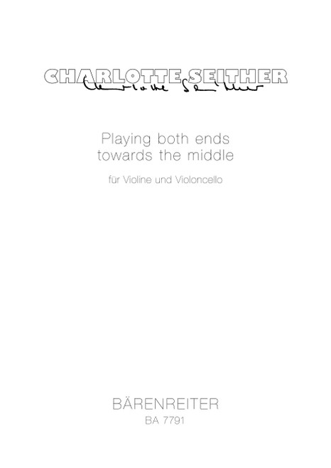 Playing both ends towards the middle für Violine und Violoncello (2000) [Bar:BA7791]