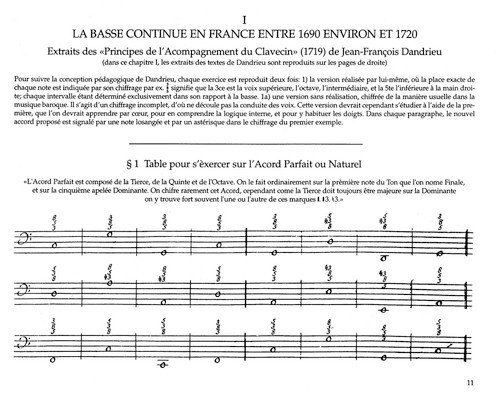 Les Fondements de la Basse Continue au XVIIIe siècle [Bar:BA8176]
