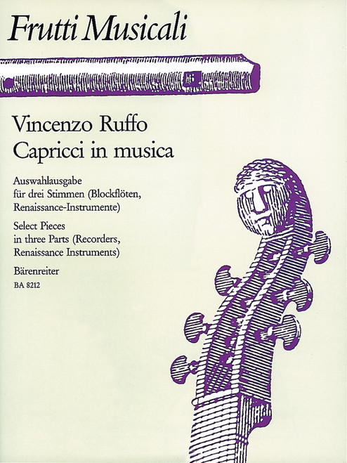 Ruffo, Capricci in musica [Bar:BA8212]