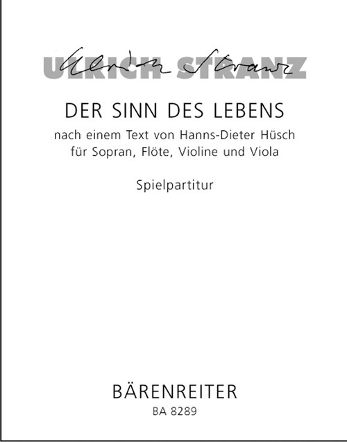 Stranz, Der Sinn des Lebens [Bar:BA8289]