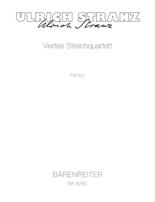 Viertes Streichquartett (2000) [Bar:BA8290]