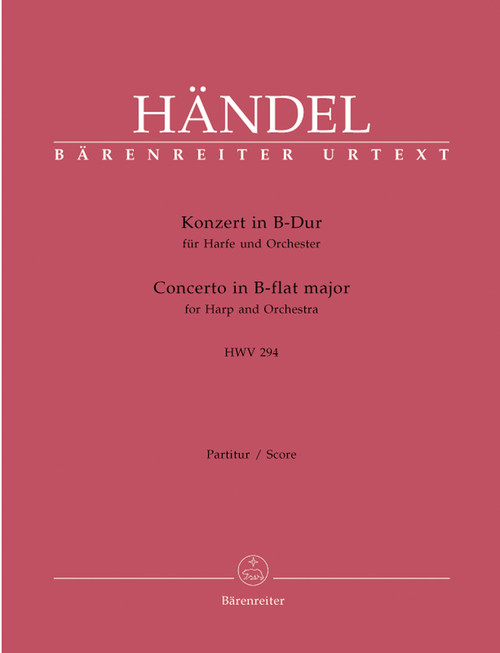 Concerto for Harp and Orchestra in B-flat Major op. 4/6 HWV 294 [Bar:BA8347]