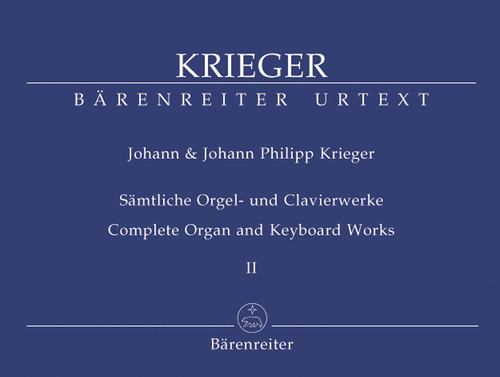 Krieger, Sämtliche Orgel- und Klavierwerke. Band 2 [Bar:BA8406]