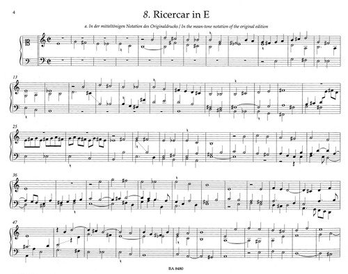 Ricercar Tabulatura (1624), Band II [Bar:BA8480]