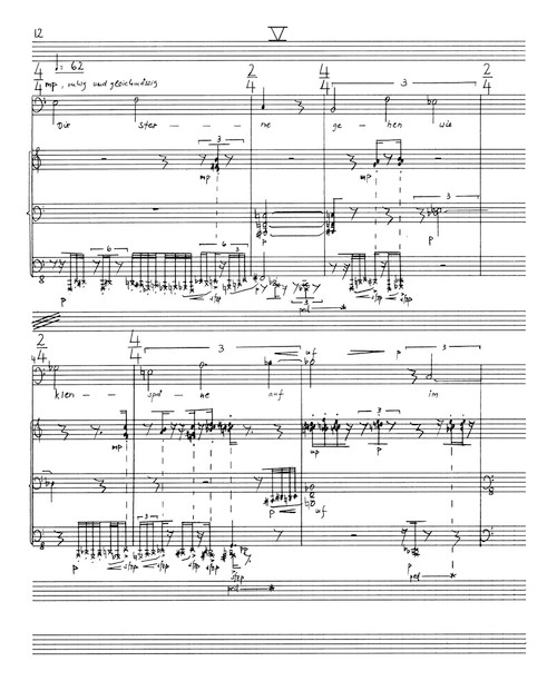 Sappho Lieder for solo bass voice and piano (2002) [Bar:BA8559]
