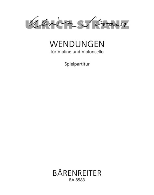 Wendungen für Violine und Violoncello (1971) [Bar:BA8583]