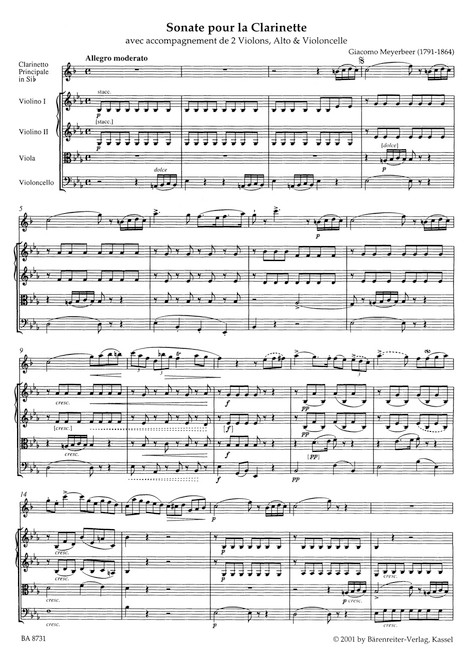 Quintett Es-Dur [Bar:BA8731]