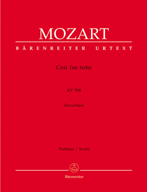 Ouvertüre zu "Così fan tutte" KV 588 [Bar:BA8803]