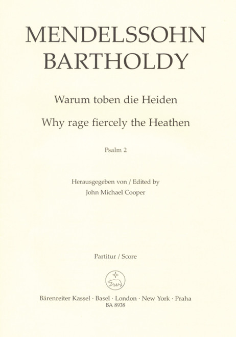 Why rage fiercely the Heathen op. 78 [Bar:BA8938]