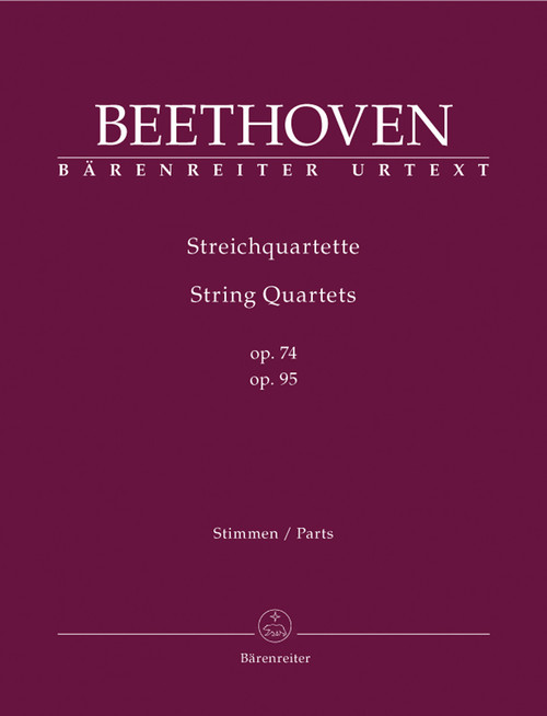 Beethoven, String Quartets Op.74 & 95 [Bar:BA9018]