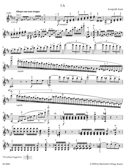 Cadenzas to Beethoven's Violin Concerto for Violin and Orchestra op. 61 [Bar:BA9020]