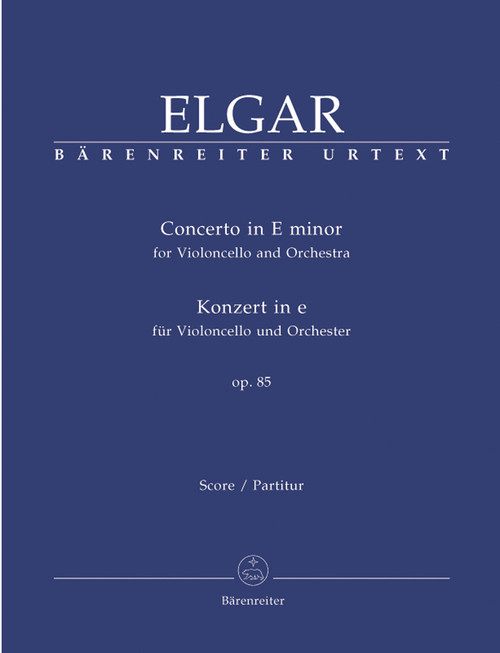 Concerto for Violoncello and Orchestra in E minor op. 85 [Bar:BA9040]