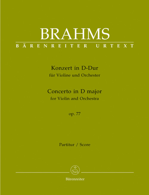 Concerto for Violin and Orchestra in D major op. 77 [Bar:BA9049]