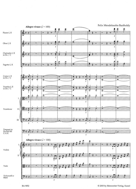 Ouvertüre C-Dur op. 101 "Trompeten-Ouvertüre" [Bar:BA9052]