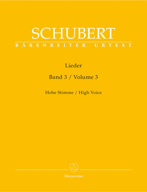 Schubert, Lieder, Volume 3 [Bar:BA9103]