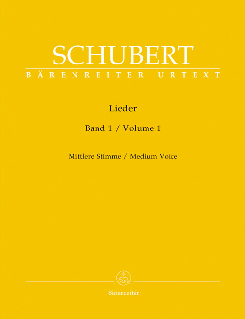 Schubert, Lieder, Volume 1 [Bar:BA9121]