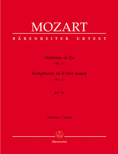 Symphony no. 1 in E-flat major K. 16 [Bar:BA9165]