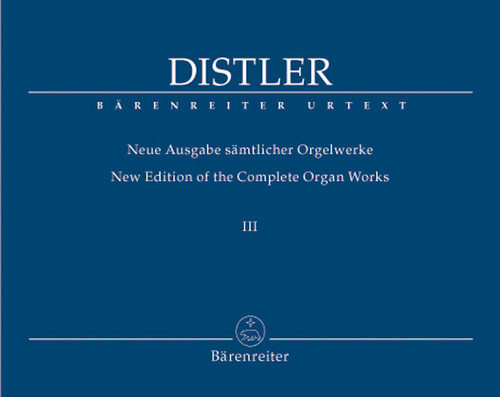 Distler, Dreißig Spielstücke / Orgelsonate (Trio) [Bar:BA9233]