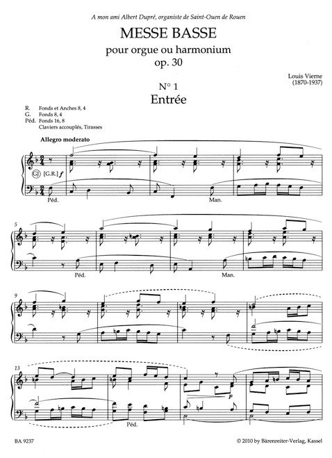 Complete Organ Works, Volume IX: Masses and Individual Liturgical Pieces (1894-1934) [Bar:BA9237]