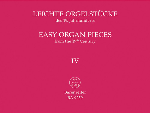 Easy Organ Pieces, Volume 4 [Bar:BA9259]