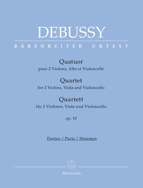 Quartet for 2 Violins, Viola and Violoncello op. 10 [Bar:BA9414]