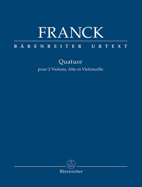 Franck, Quatuor pour 2 Violons, Alto et Violoncelle [Bar:BA9421]