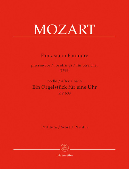 Fantasia für Streicher f-Moll (1799) [Bar:BA9505]