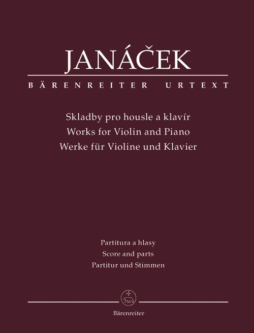 Janacek, Works for Violin and Piano [Bar:BA11512]