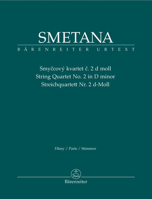 Smetana, String Quartet No.2 (Set of Parts) [Bar:BA9517]