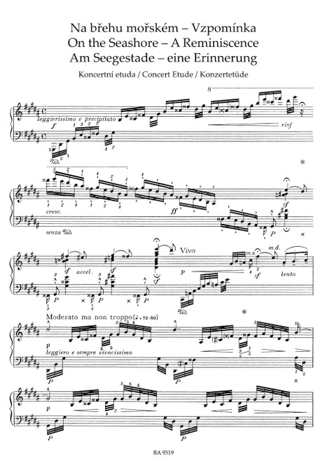 On the Seashore / Concert Etude in C major / Fantasia on Czech Folksongs for Piano [Bar:BA9519]