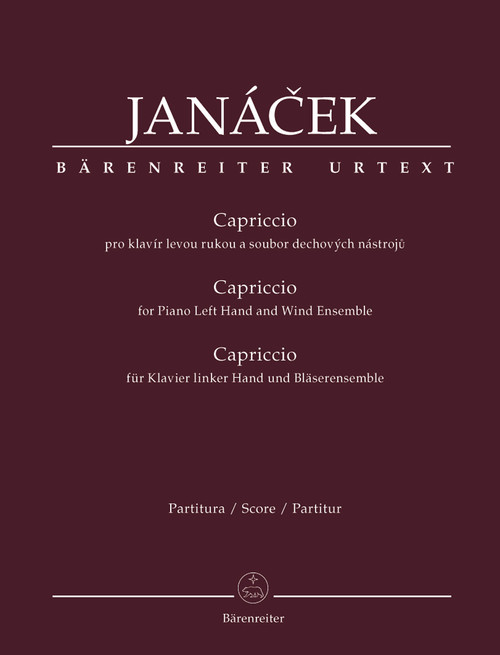 Capriccio for Piano Left Hand and Wind Ensemble [Bar:BA9535]