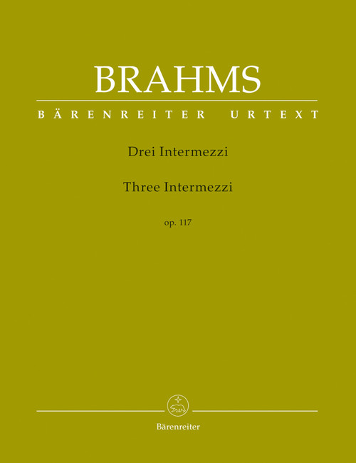 Three Intermezzi op. 117 [Bar:BA9629]