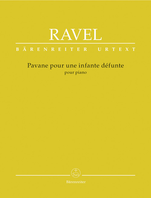 Ravel, Pavane pour une infante défunte pour piano [Bar:BA9632]