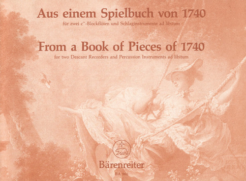 Aus einem Spielbuch von 1740 [Bar:BA966]