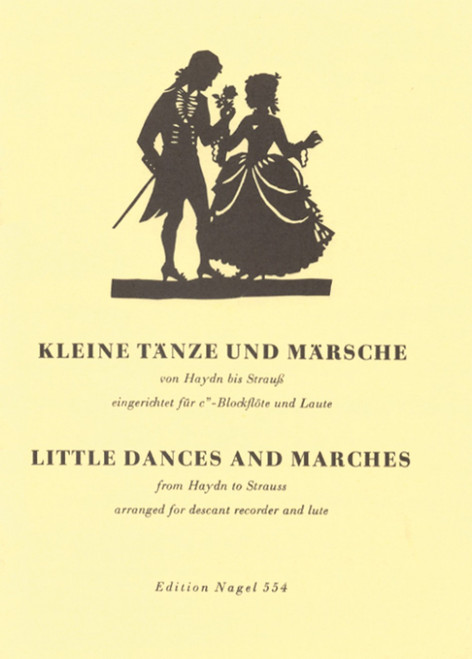 Little dances and marches for soprano recorder and lute (guitar) [Bar:EN554]