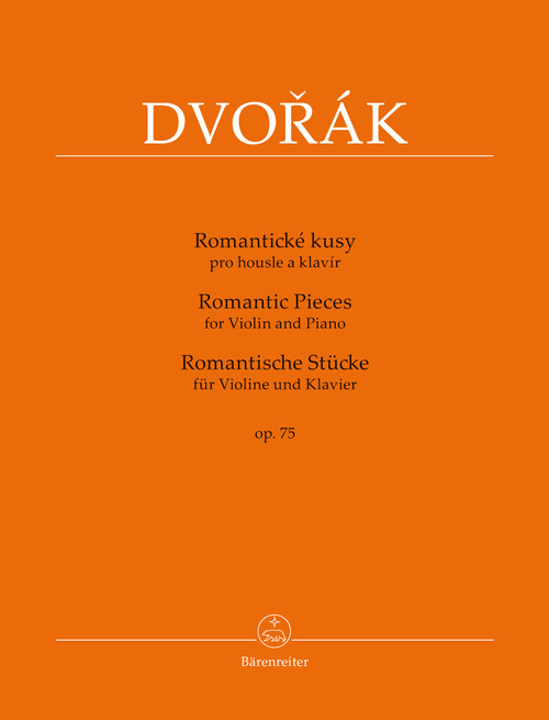 Romantic Pieces for Violin and Piano op. 75 [Bar:BA9576]