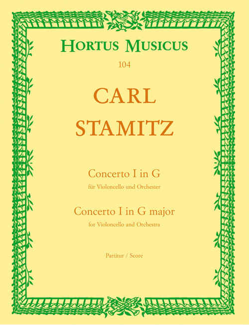Stamitz, Violoncello-Konzert Nr.1 für den König von Preußen [Bar:HM104]