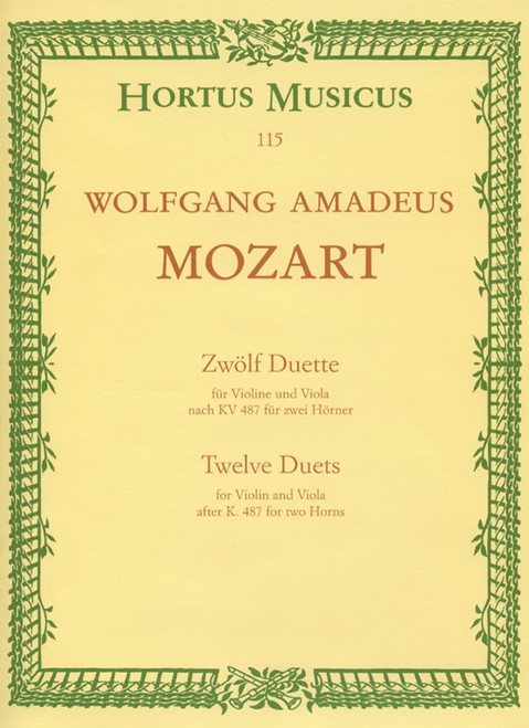 Mozart, 12 Duette [Bar:HM115]