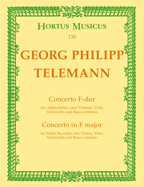 Telemann, Konzert [Bar:HM130]