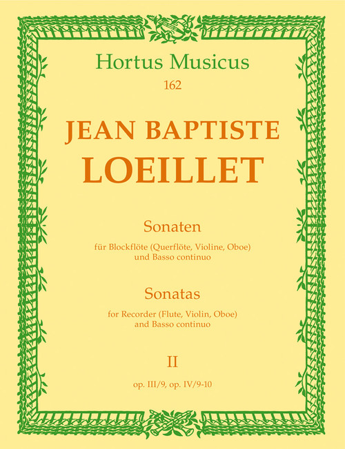 Loeillet, Sonatas [Bar:HM162]