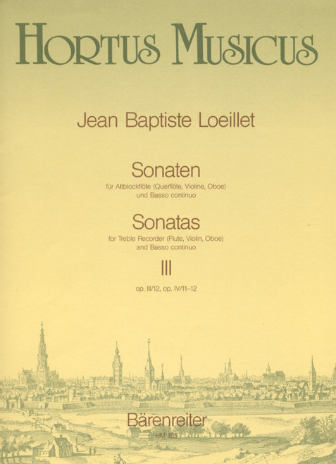 Loeillet, Nine Sonatas [Bar:HM165]