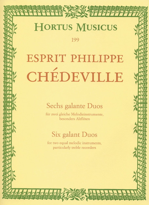 Chedeville, Sechs galante Duos [Bar:HM199]