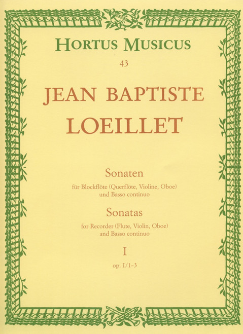 Loeillet, Sonatas [Bar:HM43]