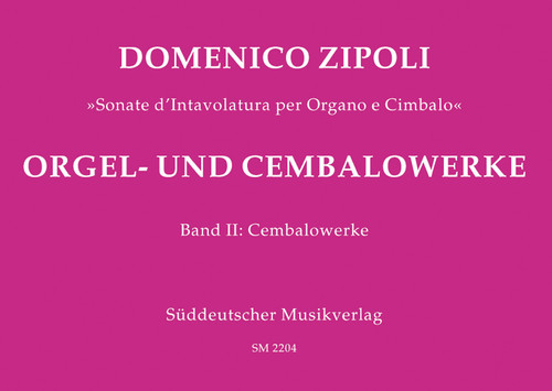 Zipoli, Orgel- und Cembalowerke, Band 2: Cembalowerke [Bar:SM2204]